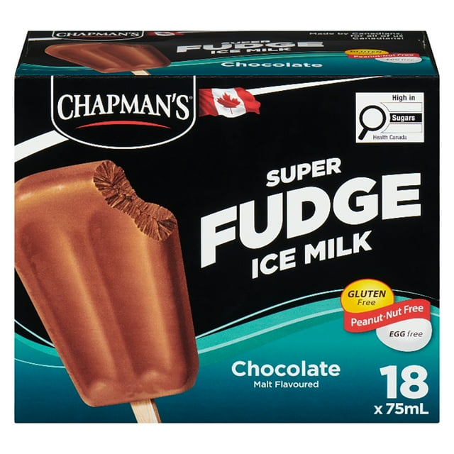 Chapman's Super Fudge Ice Milk Bars in a Box 18 x 75 ml