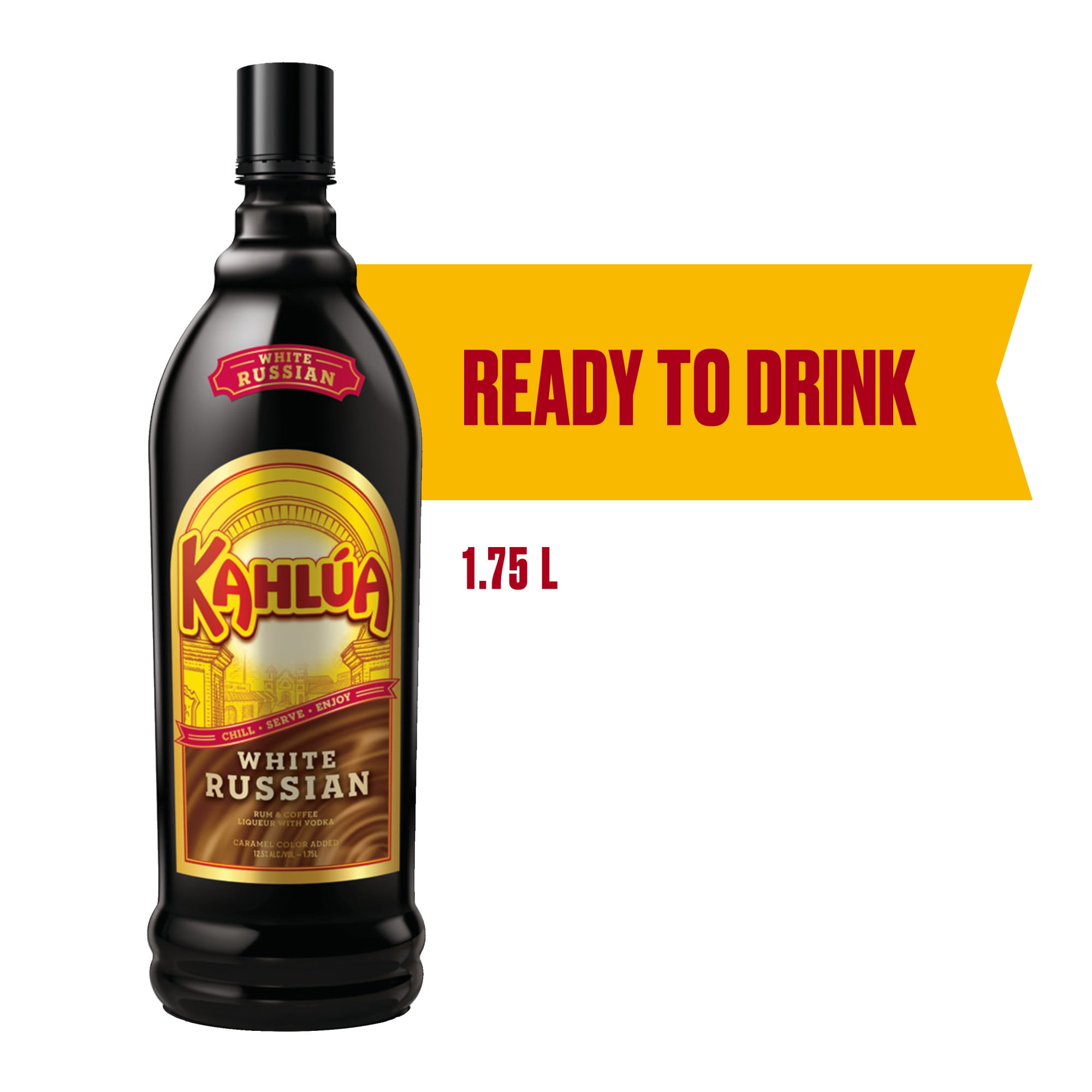 Kahlua White Russian 1.75L for Office Breakroom, 12.5% ABV