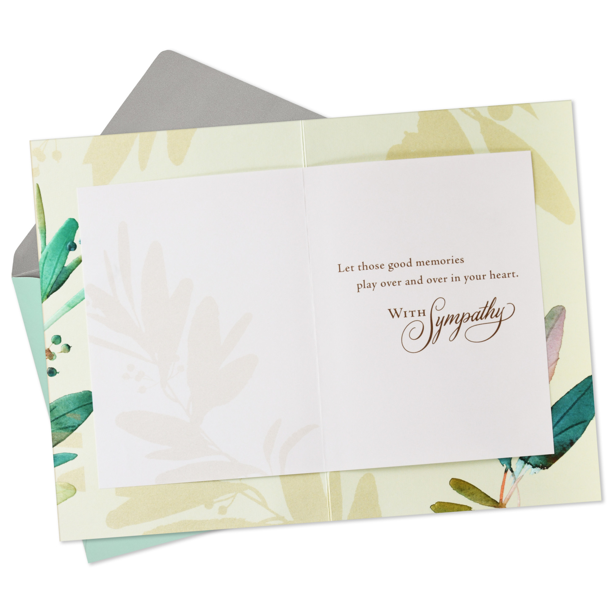Hallmark Sympathy Card (Memories, Laughter, Love)