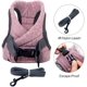 thumbnail image 3 of Arnés y correa ultraligeros para gatos, suave y cómodo collar de gatito, chaqueta para caminar para gatos, a prueba de fugas, apto para cachorros de conejo (rosa, S) Ormromra GX-237, 3 of 5