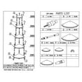 thumbnail image 4 of ORE International Cerisier Présentoir d'Angle à 4 Niveaux, 4 of 4