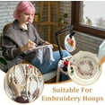 thumbnail image 6 of Embroidery Table Stand Kit 8~12mm Hole Hand Embroidery Stand Lap Folding Stitch Stands Clamp Hand Embroidery Hoop Holder 360 Rotated Stands, 6 of 6