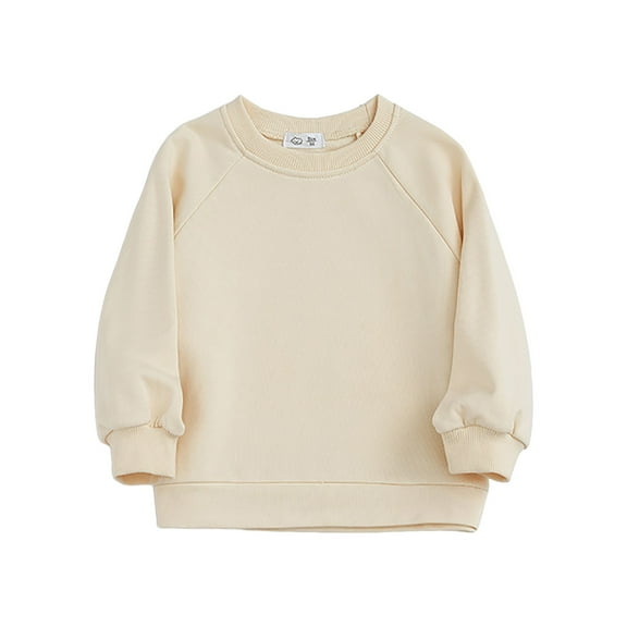 TSHXS Boys Tops Toddler Sweatshirt Toddler Boys Clothes Print Round Neck Sweatshirt-Little Boy Fall Long Sleeve Top Beige 3-4 Years