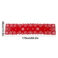 thumbnail image 3 of Dvkptbk Nappe de Noël Drapeau de Table Rouge de Noël Imperméable Décoration Couverture de Meuble Tv Nappe Longue de Table Basse Fournitures de Décoration de Noël, 3 of 6
