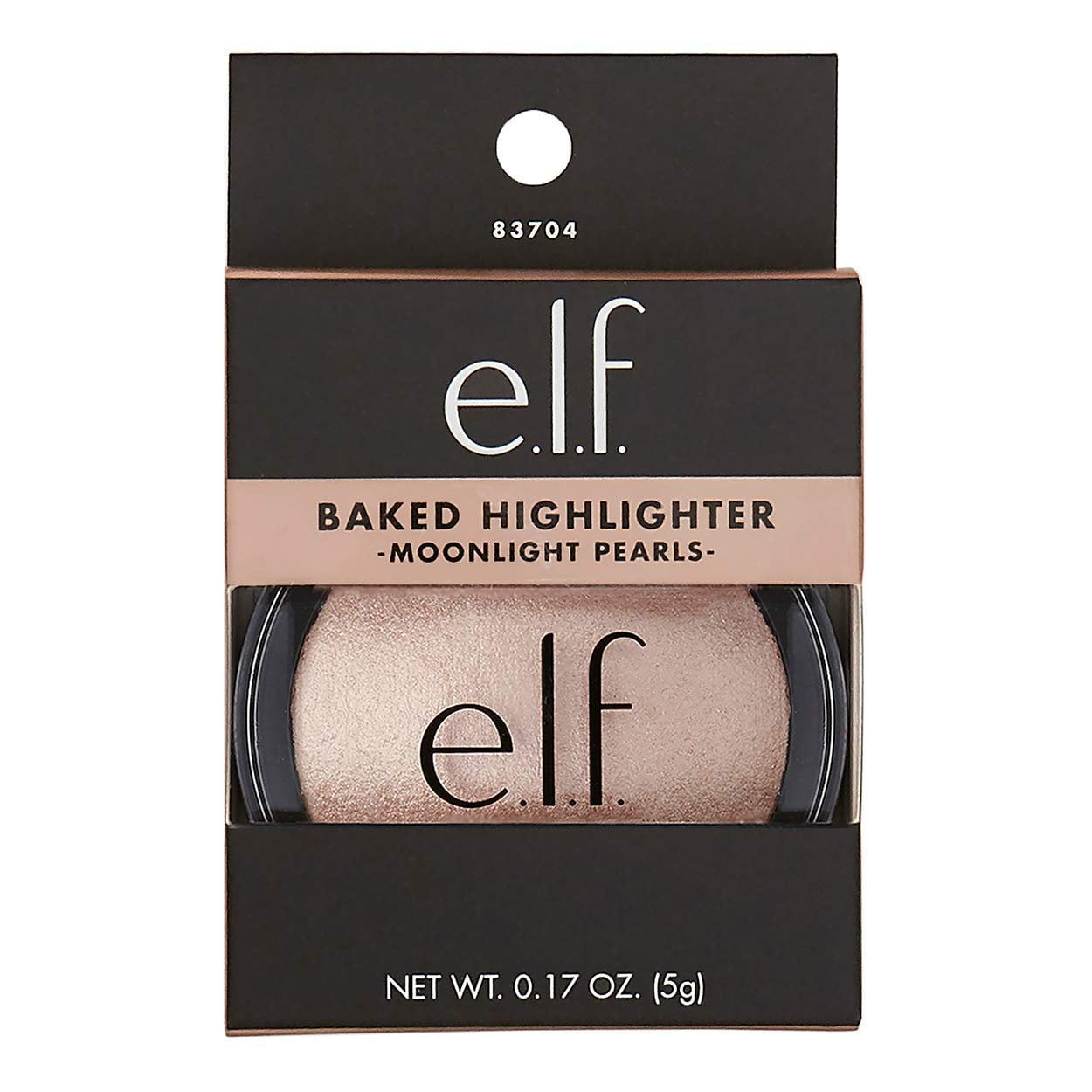 e.l.f. Baked Highlighter, Sheer Shimmering Color, Moonlight Pearls, 0.16 Ounce