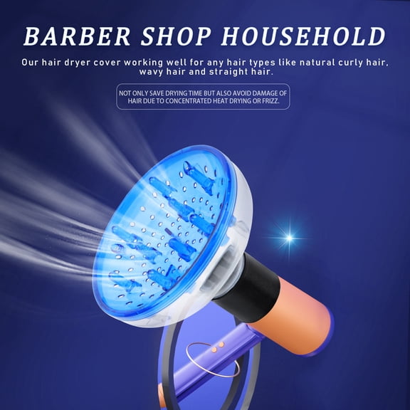 OULII Universal Hair Dryer Diffuser Attachment Plastic Blow Dryer Accessory for Home Use with Multiple Color Options