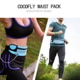 thumbnail image 2 of Gupgi Sac de Taille Imperméable Unisexe pour Extérieur Sport Course Multi-Poches, 2 of 5