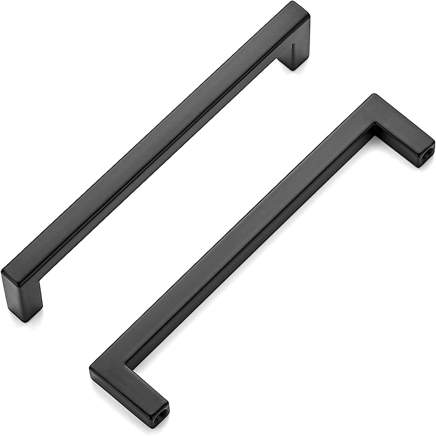 30 Pack Solid 3 Inch Center to Center Slim Square Bar Drawer Handles Kitchen Cabinet Handles Black Drawer Pulls Kitchen Cabinet Hardware Matte Black Dresser Pulls for Cupboard