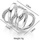 thumbnail image 5 of Conjunto de dos piezas de diamantes de imitación con incrustaciones de clips para bufandas de seda, anillos para bufandas, hebillas para bufandas de moda, hebillas para bufandas de seda, chales para bufandas de ropa (oro+plata) Sailing Electrónica, 5 of 5