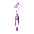 thumbnail image 1 of Vogacara 1 cepillo de limpieza de cepillos de dientes, regalos de varios colores con mango cómodo, suministros para el hogar, herramientas de Salud violeta, 1 of 6