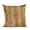 Brown & Gold, variant on Plutus Brown Gold Chinchilla Animal Faux Fur Luxury Throw Pillow - Double sided 18" x 18"