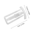 thumbnail image 2 of VERDANVERSE 20Pack White Curtain Clips for Space-saving Home Decor Accessories, 2 of 7