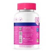 SmartyPants Teen Girl Multivitamin Gummies, Teen Vitamins with Biotin to Maintain Healthy Hair, Skin & Nails, Vitamins D3, B12 & Folate, 19 Nutrients, 60 Count