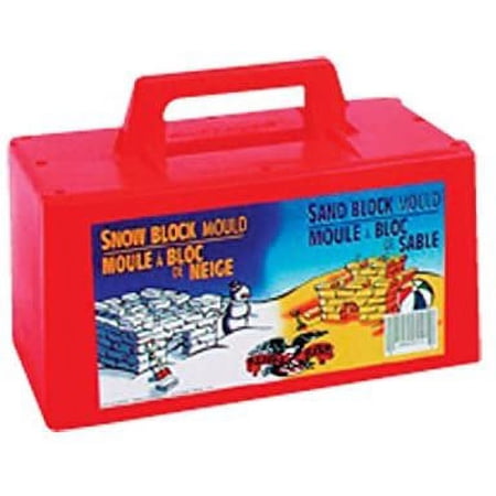 Flexible Flyer Snow Fort Building Block, Sand Castle Mold, Beach Toy Brick Form, 1 Mold 605