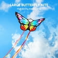 thumbnail image 6 of Joyfy Colorful Butterfly Kites Red– Easy to Fly for Kids and Adults, Large Beach Kite with 328ft String for Outdoor Games and Activities Kids Gifts, 6 of 6