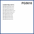 thumbnail image 2 of PG Engine Oil Filter PG5610 | Fits 2007-2009 Hyundai Santa Fe, 2006-2010 Sonata, 2006-2009 Kia Sedona, 2006-2009 Hyundai Azera, 2008-2009 Kia Sorento, 2 of 7