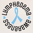 thumbnail image 2 of CafePress - Lymphedema Awareness - Two Tone, 100% Cotton, Zipper Tote Bag, 2 of 6