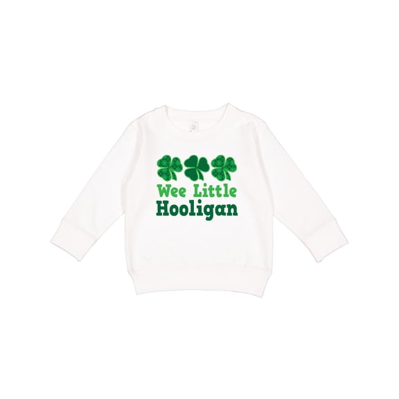 Inktastic St Patricks Wee Little Hooligan Toddler Sweatshirt