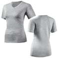 thumbnail image 6 of vdgthytj Workout Tops for Women Short Sleeve Quick Dry V-Neck T Shirt Loose Fitted Lightweight Summer Gym Athletic Basic Tops, 6 of 6