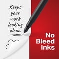 thumbnail image 3 of Sharpie Pens, Felt Tip Pens, Fine Point (0.4mm), Black, 4 Count, 3 of 7