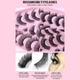 18mm Lashes Pack Extensions Clusters Clear Band Eyelashes 3d Brush