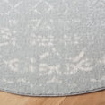 thumbnail image 3 of SAFAVIEH Tulum Ronald Oriental Area Rug, Light Grey/Ivory, 6'7" x 6'7" Round, 3 of 7