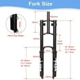 thumbnail image 4 of ZTZ 26/27.5/29 inch Mountain Bike Air Suspension Fork,Rebound Adjustment,180mm Travel,QR 9x100mm, 1-1/8 Straight Steerer, Ultralight Double Shoulder Design Front Fork for XC/AM MTB, 4 of 7