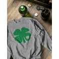 thumbnail image 3 of Tstars Womens Irish Shamrock Green Clover Heart Gift for St Patricks Day Cute Shirts Gift for Her Irish Shirt Pride Proud Irish Women Sweatshirt, 3 of 6