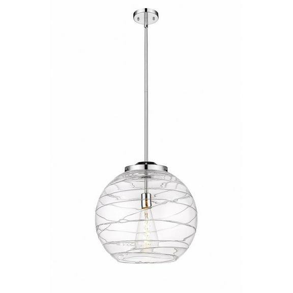 Innovations Lighting - Athens Deco Swirl - 1 Light Pendant In Industrial