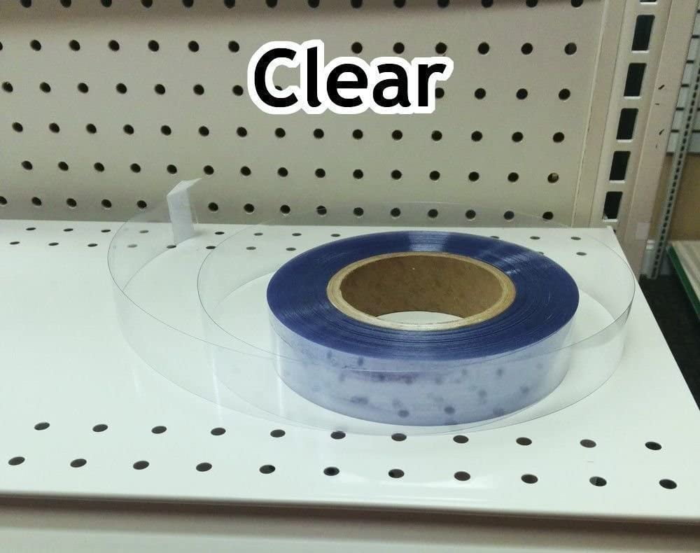 Transparent / Clear Gondola Shelving Vinyl Insert for Ticket Channel