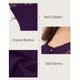 thumbnail image 4 of Vestido Bbonlinedress morado para mujer, dama de honor invitada a la boda, 4 of 4