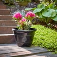 thumbnail image 5 of Southern Patio  Modesto Handcrafted Composite Planter Black, 5 of 5