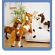 thumbnail image 2 of Juguetes de peluche de caballo de 30/40/50cm, almohada de peluche realista, Linda, suave, creativa, Huggable, gran oferta2070, 2 of 4