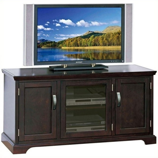 Leick Meubles 50" Support de Télévision avec Rangement dans une Finition de Cerise au Chocolat