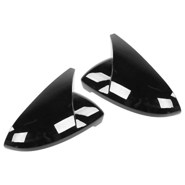 Par de tapas protectoras para espejo retrovisor, estilo bocina, apto para MK7/MK7.5 GTD R 2013-2020, color negro
