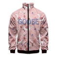 thumbnail image 3 of Chaqueta con estampado 3D de animales de ganso para hombres y niños, abrigo de manga larga con estampado de dibujos animados, chaquetas con cremallera para primavera y otoño, 3 of 5