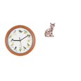 thumbnail image 1 of Reloj De Pared De Gato Melódico, Escultura Decorativa De Pájaro, Figura Artística Colgante, Adorno Para Cocina, Hogar, Chimenea., 1 of 8