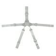 thumbnail image 1 of Correas para silla alta, arnés ajustable de 5 puntos, cinturón de seguridad para bebé con hebilla para cochecito, color gris, 1 of 14