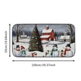 thumbnail image 5 of ONETECH Snowmen Christmas Tree Square Floor Mat for Home Entrance Outside Entry 19.68*39.37 in, 5 of 6