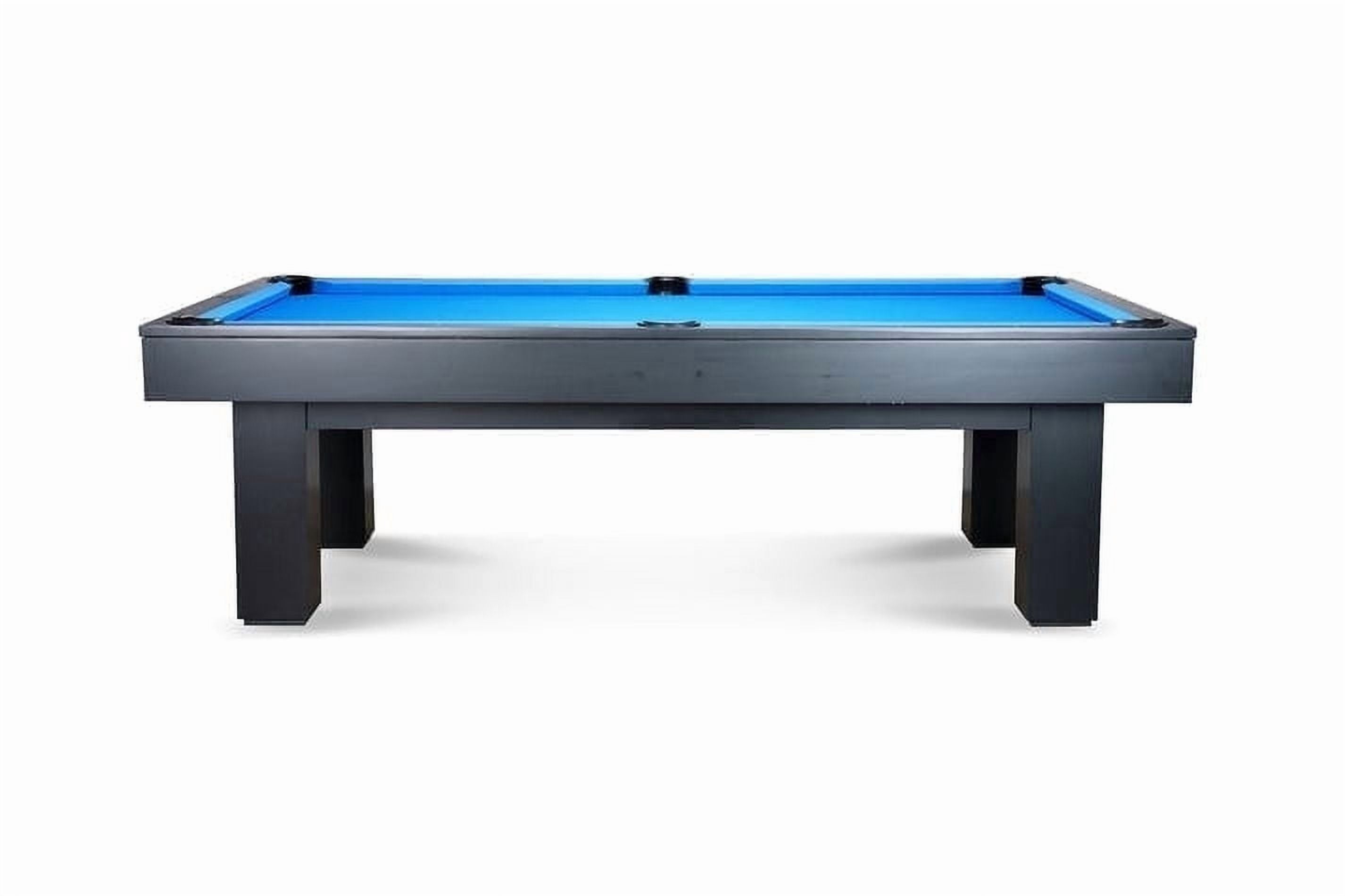 Empire USA Regal Slate Pool Table with Premium Billiard Accessories, Sleek Ebony, 8 ft