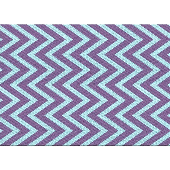 Ahgly Company Machine Washable Indoor Rectangle Transitional LightSkyBlue Area Rugs, 5' x 7'