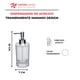 thumbnail image 3 of Dispensador De Jabon Acrilico Transparente Namaro Design BA-436232, 3 of 4