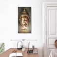 thumbnail image 3 of Elephant Stock Lotus Buddha Wall Art - Religion And Spirituality Canvas Canvas - 15" x 30", 3 of 8