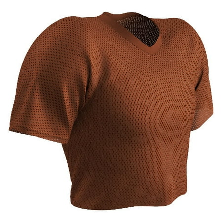 Youth Waist Length Football Jersey - Champro Poly Porthole Mesh Waist Length Football Practice Jersey, Youth or Adult