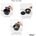 thumbnail image 2 of HOSLEY Ceramic Oil Warmer, Black, 2 of 8