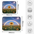 thumbnail image 2 of Ryvnso Sunflower View Dish Drying Mat for Kitchen Countertop 16x18 Small Dish Pad Drainer Rack Dish Sink Mats, 2 of 7