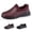 Dark red, variant on Lightweight Walking Shoes for Seniors Men Women, Non Slip Chef Work Shoes, Cushioned Comfort Casual Sneakers