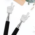 thumbnail image 4 of fafa-2Pcs Telescopic Teachers Pointer, Extendable Hand Pointer Finger Pointer Stick, Mini Retractable Classroom Pointer for Elementary School Kindergarten Teacher, Classroom Supplies (Black), 4 of 4