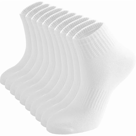 Eryueer Ankle Socks for Women, Cotton Gym Socks Thin Running Socks 5 Pairs