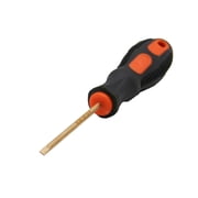 TMAXNon-Sparking 5/32 (4mm) Flat Screwdriver flat head, Beryllium Bronze Non Spark, 3 (75mm) Working Length, Spark Free Safety, non-magnetic